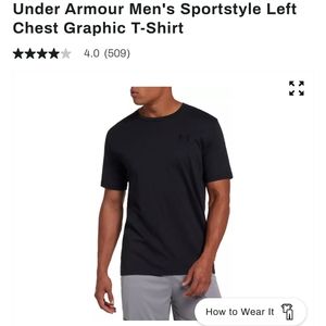 Under Armour Men's Sportstyle Left Chest  Graphic T-Shirt